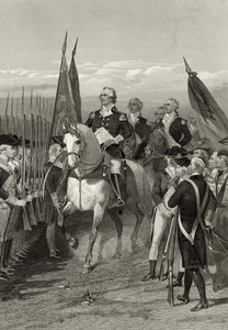 George Washington tomando el mando del Ejército, 1775, de 
